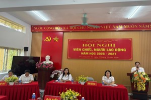 Hội nghị viên chức, người lao động năm học 2026 - 2027